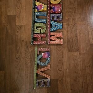 Colorful Inspirational Wall Decor Set